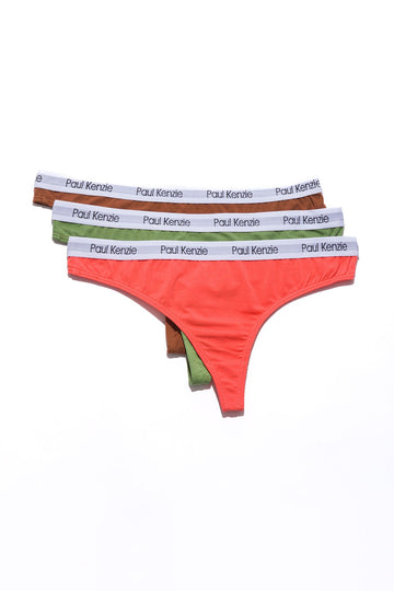 3-Pack Women's String Thongs Vintage Collection - Nostalgic