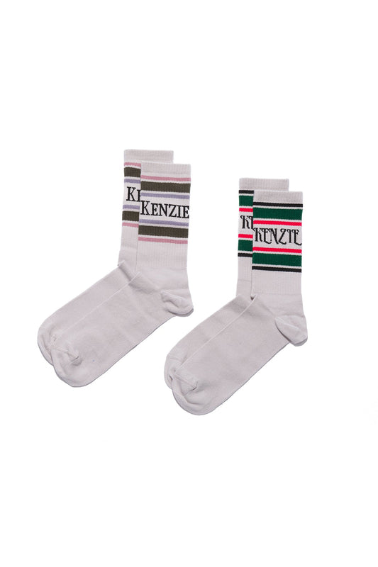 2-Pack Patterned Unisex Socks Vintage Collection - Remote