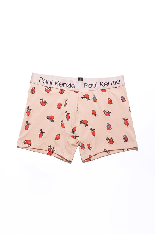 Patterned Men's Boxer - Couple Collection Lazy