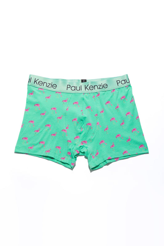 Patterned Men's Boxer - Couple Collection Pink Birdy